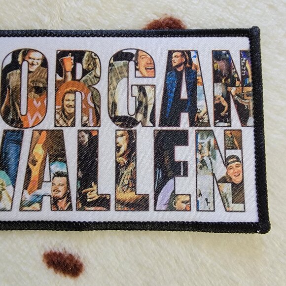 Morgan Wallen Sublimation DYI Fabric Hat Patch Glue Iron On Sew Hat Patch - Picture 2 of 5